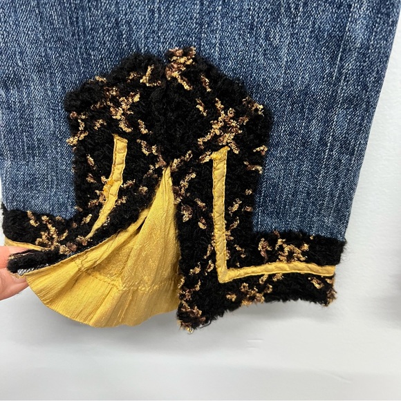 Fun jeans from Too She She. Notice the cute  hem. Size 6 - Picture 6 of 11